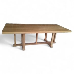 Mesa de madera maciza rectangular plegable estilo EXTENSIBLE